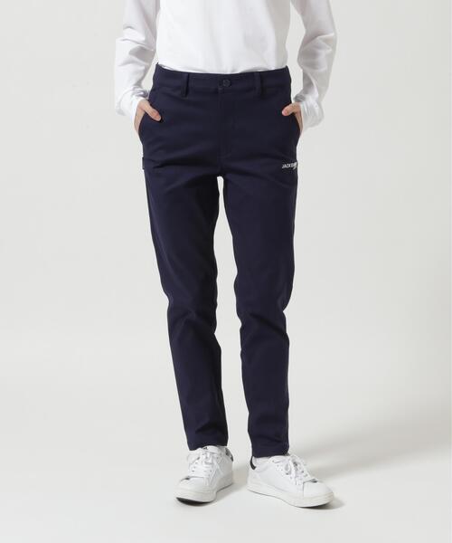 Jack Bunny!!(ジャックバニー)の「【Jack Bunny!!】ストレッチツイルロングパンツ(その他パンツ・レディース・ネイビー/ホワイト・LARGE/SMALL/MEDIUM)」の2枚目の写真
