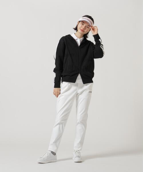 Jack Bunny!!(ジャックバニー)の「【Jack Bunny!!】ストレッチツイルロングパンツ(その他パンツ・レディース・ネイビー/ホワイト・LARGE/SMALL/MEDIUM)」の3枚目の写真
