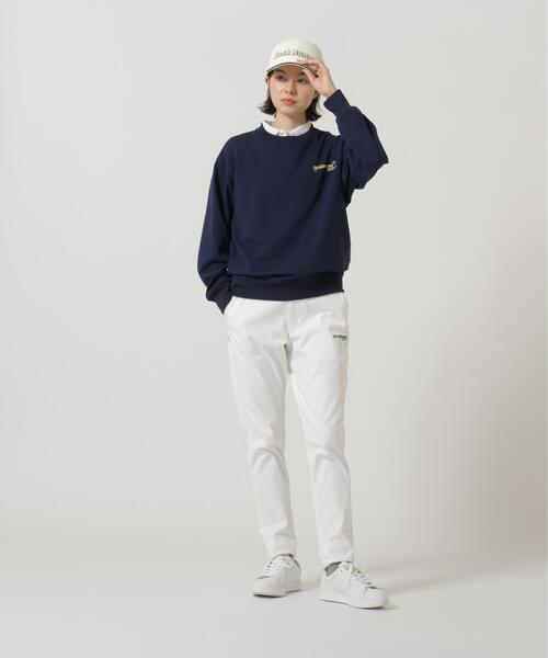 Jack Bunny!!(ジャックバニー)の「【Jack Bunny!!】ストレッチツイルロングパンツ(その他パンツ・レディース・ネイビー/ホワイト・LARGE/SMALL/MEDIUM)」の5枚目の写真