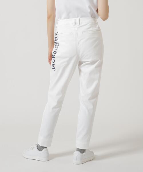 Jack Bunny!!(ジャックバニー)の「【Jack Bunny!!】ストレッチツイルロングパンツ(その他パンツ・レディース・ネイビー/ホワイト・LARGE/SMALL/MEDIUM)」の6枚目の写真