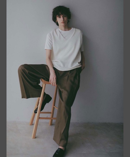 HER.(ハー)の「リラクシータックパンツ(その他パンツ・レディース・チャコールグレー/カーキ・1/2)」の6枚目の写真