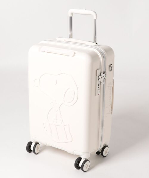 PEANUTS（ピーナッツ）の「【PEANUTS/ピーナッツ】 スーツケース 32L（スーツケース/キャリーバッグ・レディース・ホワイト/ブラック・FREE）」の2枚目の写真