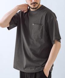 接触冷感 ツイル ポケット Tシャツ