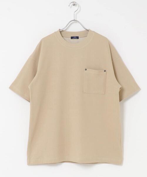ITEMS URBANRESEARCH(アイテムズ アーバンリサーチ)の「接触冷感 ツイル ポケット Tシャツ(Tシャツ/カットソー・メンズ・オリーブ/チャコールグレー/ブルー系その他/モカ・LARGE/MEDIUM)」の22枚目の写真
