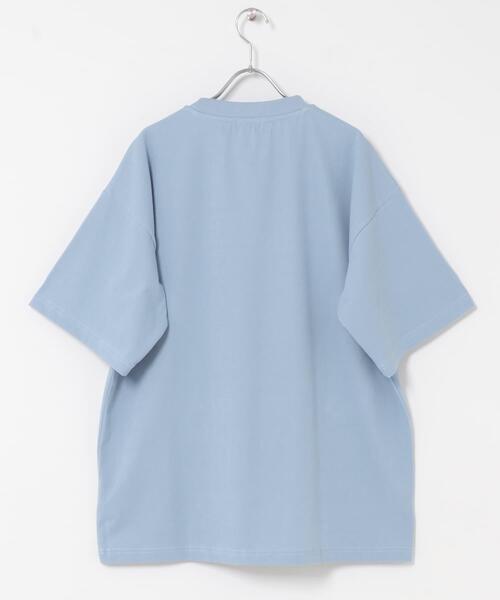 ITEMS URBANRESEARCH(アイテムズ アーバンリサーチ)の「接触冷感 ツイル ポケット Tシャツ(Tシャツ/カットソー・メンズ・オリーブ/チャコールグレー/ブルー系その他/モカ・LARGE/MEDIUM)」の12枚目の写真