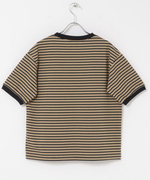 STAR&STRIPE(スターアンドストライプ)の「『別注』STAR&STRIPE×DOORS MULTI RINGER T-SHIRTS2(Tシャツ/カットソー・レディース・グリーン系その他/ブラック系その他・ONE)」の12枚目の写真