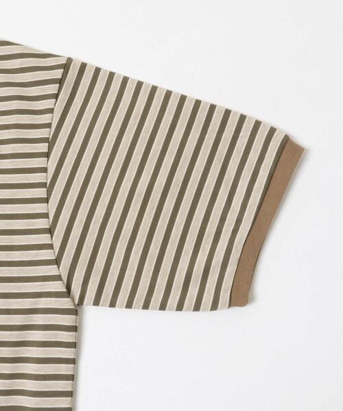 STAR&STRIPE(スターアンドストライプ)の「『別注』STAR&STRIPE×DOORS MULTI RINGER T-SHIRTS2(Tシャツ/カットソー・レディース・グリーン系その他/ブラック系その他・ONE)」の4枚目の写真