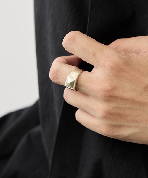 GARNI(ガルニ)の「【GARNI/ガルニ】Stud Ring(リング・メンズ・シルバー・13号/17号/19号)」の4枚目の写真