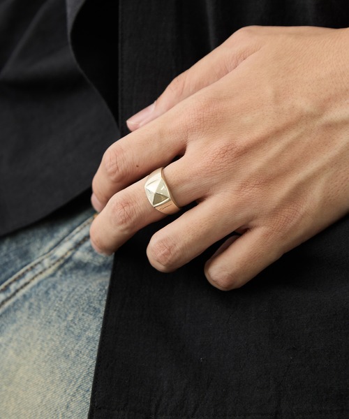 GARNI(ガルニ)の「【GARNI/ガルニ】Stud Ring(リング・メンズ・シルバー・13号/17号/19号)」の3枚目の写真