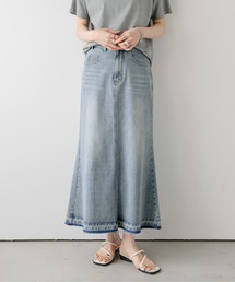AMELY（エミリー）の「ヴィンテージ風デニムスカート（スカート）」