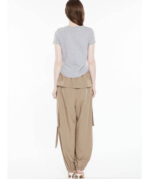 SORIN（ソリン　）の「Corset Docking T-shirt / コルセットドッキングＴシャツ（Tシャツ/カットソー・レディース・グレー/ベビーピンク/ホワイト/ブラック・38）」の18枚目の写真