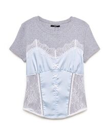 SORIN（ソリン　）の「Corset Docking T-shirt   コルセットドッキングTシャツ（Tシャツ/カットソー）」