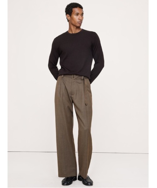 Banana Republic(バナナリパブリック)の「メリノ クルーネックセーター(ニット/セーター・メンズ・チャコールグレー/ライトブルー/ブラック/ネイビー/ブラウン/グリーン/その他/マルチ/ナチュラル・S/M/L/XL)」の4枚目の写真
