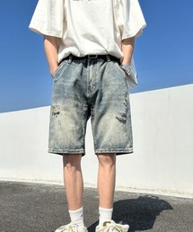 Fade Wash Denim Shorts フェードウォッシュデニムショーツ