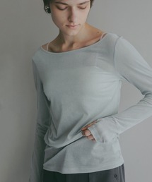 SHEER VELOUR CUT TOPS