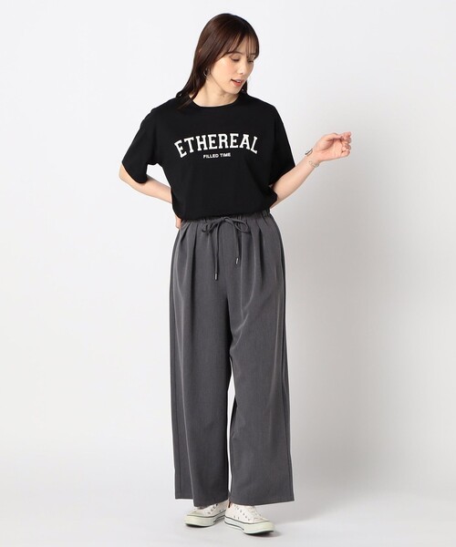 Grand PARK（グランドパーク）の「ストレッチTR イージーパンツ（その他パンツ・レディース・ブラウン/ネイビー/チャコールグレー・FREE）」の7枚目の写真
