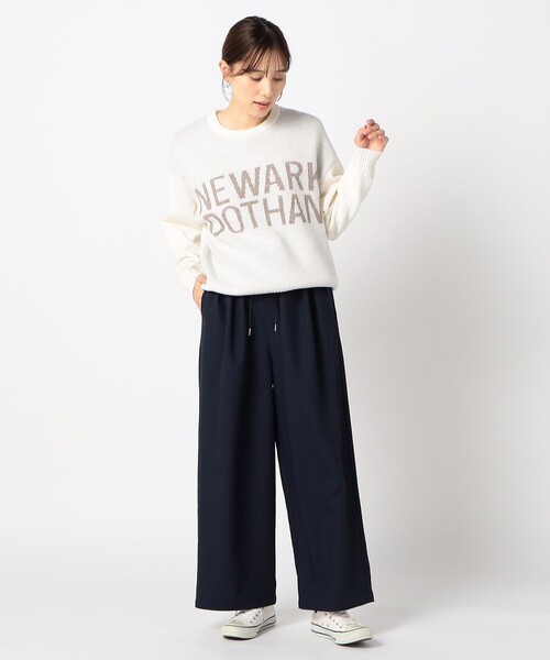 Grand PARK（グランドパーク）の「ストレッチTR イージーパンツ（その他パンツ・レディース・ブラウン/ネイビー/チャコールグレー・FREE）」の9枚目の写真