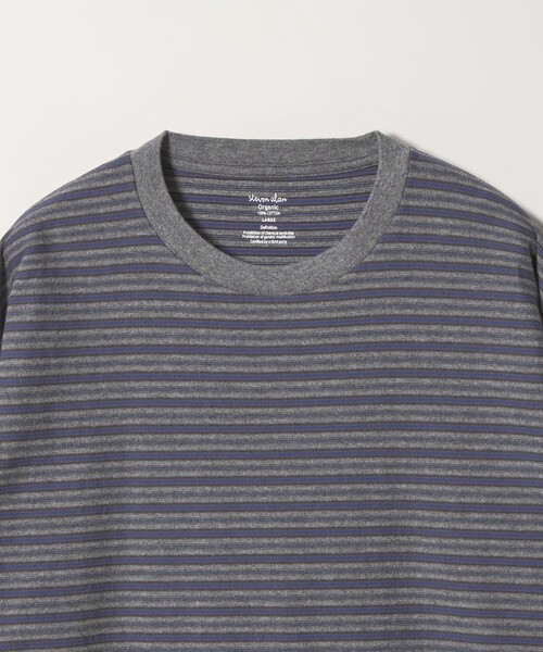 Steven Alan(スティーブンアラン)の「<Steven Alan> オーガニックコットン ボーダー カットソー(Tシャツ/カットソー・メンズ・ロイヤルブルー/モカ/ダークグレー・S/M/L/XL)」の12枚目の写真