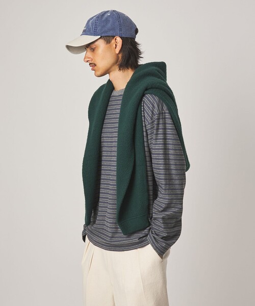 Steven Alan（スティーブンアラン）の「＜Steven Alan＞ オーガニックコットン ボーダー カットソー（Tシャツ/カットソー・メンズ・ロイヤルブルー/モカ/ダークグレー・S/M/L/XL）」の15枚目の写真