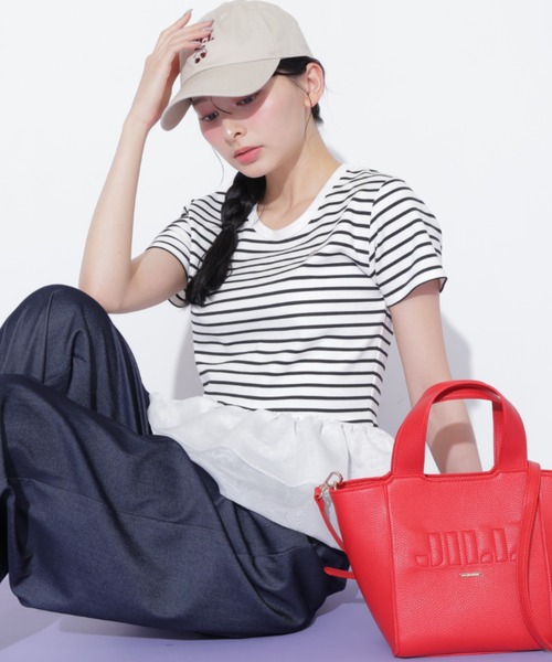 JILL by JILL STUART（ジルバイジルスチュアート）の「裾バルーンＴシャツ（Tシャツ/カットソー・レディース・ブラック/ホワイト系その他/イエロー/ホワイト・FREE）」の21枚目の写真