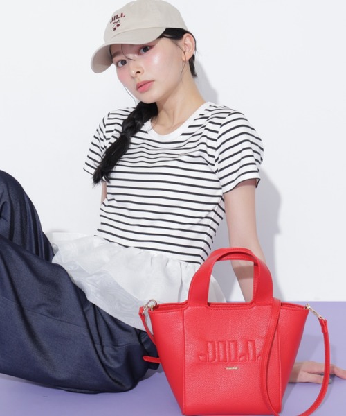 JILL by JILL STUART（ジルバイジルスチュアート）の「裾バルーンＴシャツ（Tシャツ/カットソー・レディース・ブラック/ホワイト系その他/イエロー/ホワイト・FREE）」の18枚目の写真
