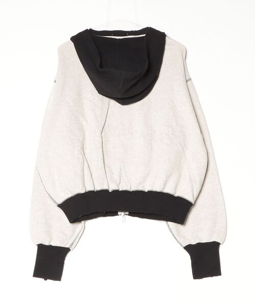 ROSE BUD(ローズバッド)の「CREOLME/FULL ZIP HOODIE(パーカー・レディース・ピンク/グレー・ONE SIZE)」の20枚目の写真