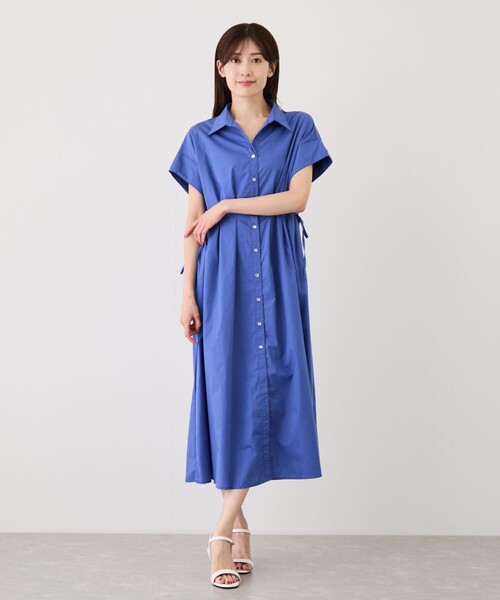 Jayro(ジャイロ)の「サイドドロストスキッパーワンピース(ワンピース・レディース・ブルー系その他4/ブラック・M)」の11枚目の写真