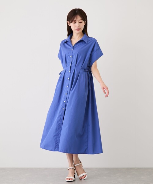 Jayro(ジャイロ)の「サイドドロストスキッパーワンピース(ワンピース・レディース・ブルー系その他4/ブラック・M)」の12枚目の写真