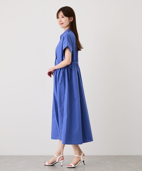 Jayro(ジャイロ)の「サイドドロストスキッパーワンピース(ワンピース・レディース・ブルー系その他4/ブラック・M)」の14枚目の写真