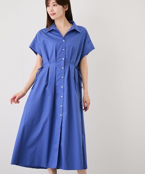 Jayro(ジャイロ)の「サイドドロストスキッパーワンピース(ワンピース・レディース・ブルー系その他4/ブラック・M)」の16枚目の写真
