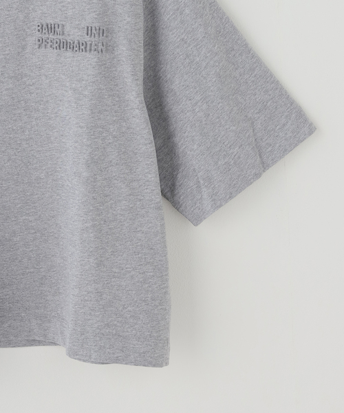 BAUM UND PFERDGARTEN(バウムウンドヘルガーデン)の「BAUM UND PFERDGARTEN バウム ウンド ヘルガーデン JANA TEE JANA 22135(Tシャツ/カットソー・レディース・チャコールグレー/ブラック・FREE)」の7枚目の写真