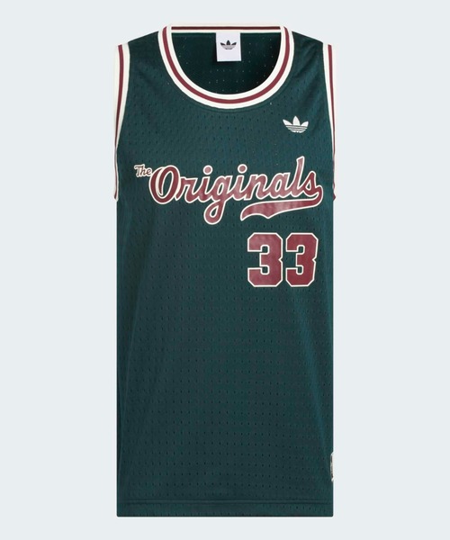 adidas(アディダス)の「OG Jersey / ジャージ タンクトップ アディダスオリジナルス adidas Originals(タンクトップ・メンズ・グリーン・XX-LARGE/3XL/LARGE/MEDIUM/SMALL/X-LARGE/X-SMALL)」の8枚目の写真