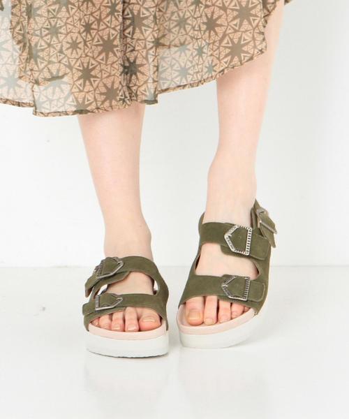 Another Edition（アナザーエディション）の「ワイドストラップサンダル/AEBC WideST SNDL20◆（サンダル・レディース・ナチュラル/オリーブ・MEDIUM/LARGE/SMALL）」の9枚目の写真