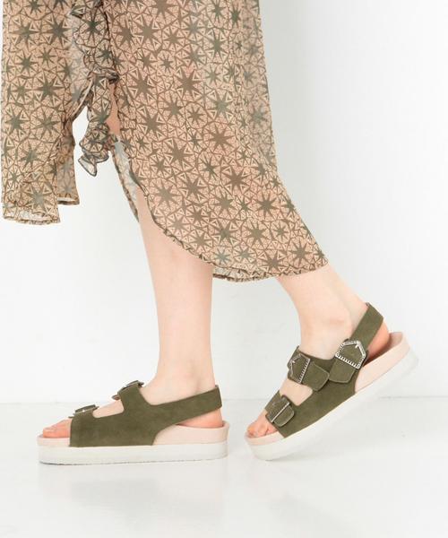 Another Edition（アナザーエディション）の「ワイドストラップサンダル/AEBC WideST SNDL20◆（サンダル・レディース・ナチュラル/オリーブ・MEDIUM/LARGE/SMALL）」の10枚目の写真