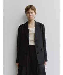 MOHAN（モハン）の「TIS LINEN TAILORED SINGLE BLAZER_BLACK（テーラードジャケット）」