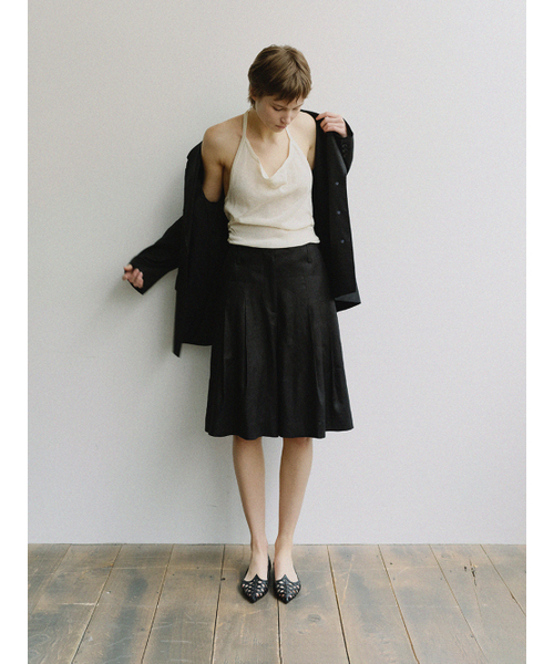 MOHAN(モハン)の「TIS LINEN TAILORED SINGLE BLAZER_BLACK(テーラードジャケット・レディース・ブラック・X-SMALL/MEDIUM/SMALL)」の6枚目の写真
