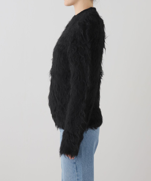 TOGA PULLA(トーガ プルラ)の「TOGA PULLA/トーガプルラ Shaggy knit pullover プルオーバー(ニット/セーター・レディース・ブラック/ピンク・38)」の8枚目の写真