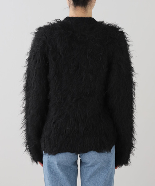 TOGA PULLA(トーガ プルラ)の「TOGA PULLA/トーガプルラ Shaggy knit pullover プルオーバー(ニット/セーター・レディース・ブラック/ピンク・38)」の9枚目の写真