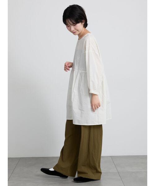 Samansa Mos2(サマンサ モスモス)の「イージーペインターパンツ(その他パンツ・レディース・モカ/カーキ/ベージュ・F)」の10枚目の写真