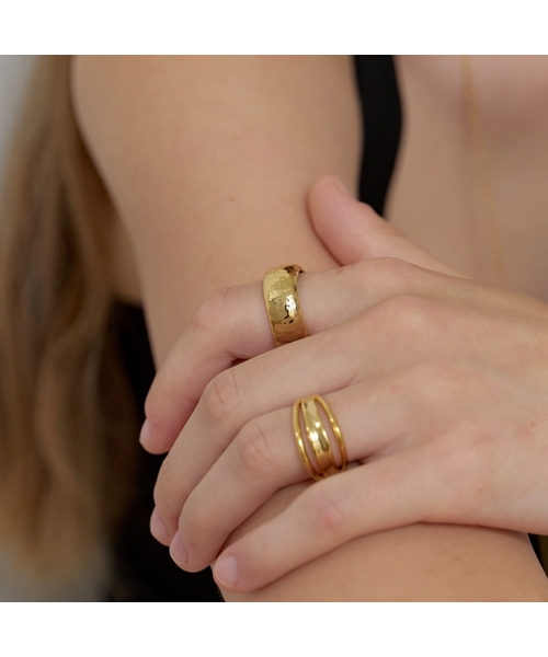 LOVE ME MONSTER（ラブミーモンスター）の「Bold Rough Ring (L262MRI010)（リング・レディース・シルバー/ゴールド・FREE）」の2枚目の写真