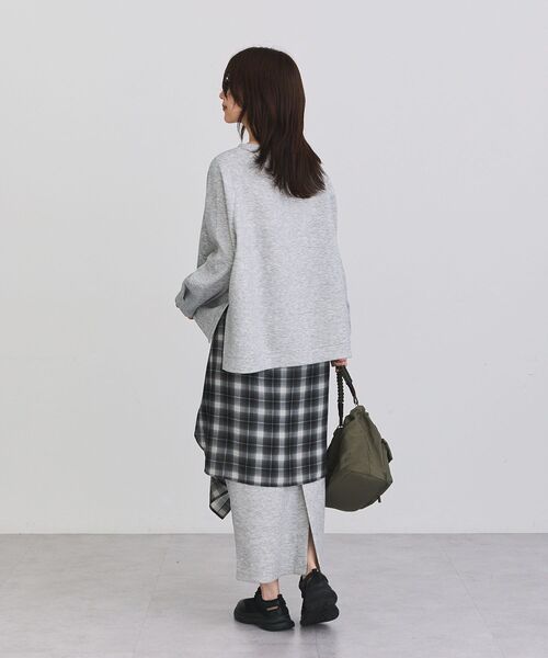 Green Parks(グリーンパークス)の「エアリークッションリラックスカットプルオーバー(Tシャツ/カットソー・レディース・ブラウン/杢グレー/ブラック/ホワイト系その他2・FREE)」の19枚目の写真