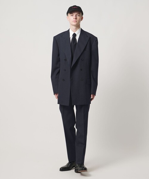 UNITED ARROWS & SONS(ユナイテッドアローズアンドサンズ)の「<UNITED ARROWS & SONS by MASATAKA HATTORI> BIG W 6B/ジャケット(テーラードジャケット・メンズ・ネイビー/ブラック・46/44/48)」の22枚目の写真