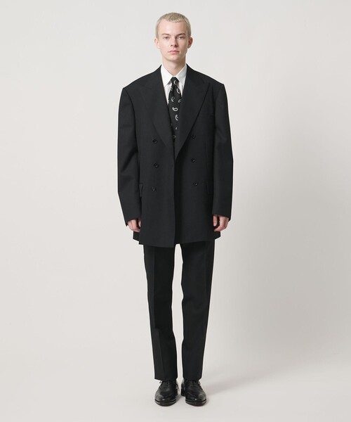 UNITED ARROWS & SONS(ユナイテッドアローズアンドサンズ)の「<UNITED ARROWS & SONS by MASATAKA HATTORI> BIG W 6B/ジャケット(テーラードジャケット・メンズ・ネイビー/ブラック・46/44/48)」の16枚目の写真