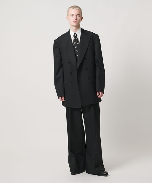 UNITED ARROWS & SONS(ユナイテッドアローズアンドサンズ)の「<UNITED ARROWS & SONS by MASATAKA HATTORI> BIG W 6B/ジャケット(テーラードジャケット・メンズ・ネイビー/ブラック・46/44/48)」の17枚目の写真
