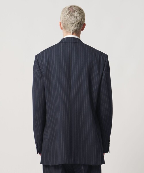 UNITED ARROWS & SONS(ユナイテッドアローズアンドサンズ)の「<UNITED ARROWS & SONS by MASATAKA HATTORI> BIG W 6B/ジャケット(テーラードジャケット・メンズ・ネイビー/ブラック・46/44/48)」の20枚目の写真