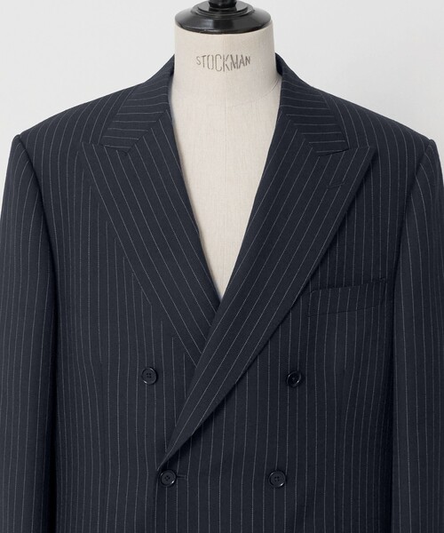UNITED ARROWS & SONS(ユナイテッドアローズアンドサンズ)の「<UNITED ARROWS & SONS by MASATAKA HATTORI> BIG W 6B/ジャケット(テーラードジャケット・メンズ・ネイビー/ブラック・46/44/48)」の11枚目の写真