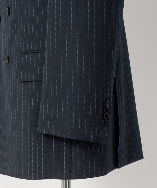UNITED ARROWS & SONS(ユナイテッドアローズアンドサンズ)の「<UNITED ARROWS & SONS by MASATAKA HATTORI> BIG W 6B/ジャケット(テーラードジャケット・メンズ・ネイビー/ブラック・46/44/48)」の12枚目の写真