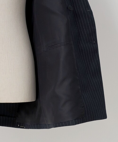 UNITED ARROWS & SONS(ユナイテッドアローズアンドサンズ)の「<UNITED ARROWS & SONS by MASATAKA HATTORI> BIG W 6B/ジャケット(テーラードジャケット・メンズ・ネイビー/ブラック・46/44/48)」の14枚目の写真