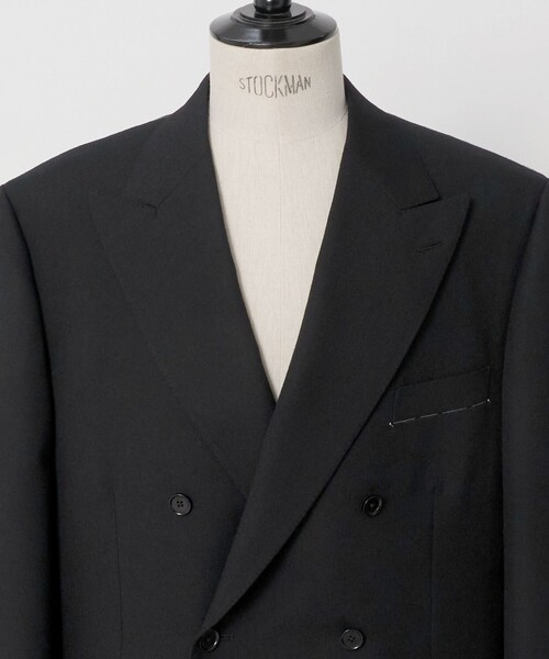 UNITED ARROWS & SONS(ユナイテッドアローズアンドサンズ)の「<UNITED ARROWS & SONS by MASATAKA HATTORI> BIG W 6B/ジャケット(テーラードジャケット・メンズ・ネイビー/ブラック・46/44/48)」の5枚目の写真