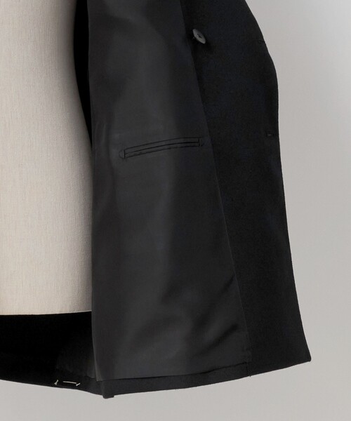 UNITED ARROWS & SONS(ユナイテッドアローズアンドサンズ)の「<UNITED ARROWS & SONS by MASATAKA HATTORI> BIG W 6B/ジャケット(テーラードジャケット・メンズ・ネイビー/ブラック・46/44/48)」の6枚目の写真